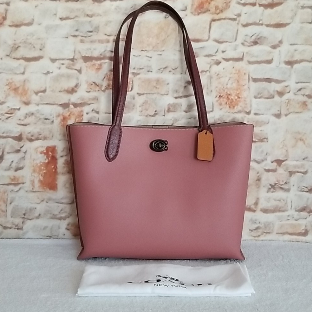 Coach 1941 Willow Colorblock Signature Tote